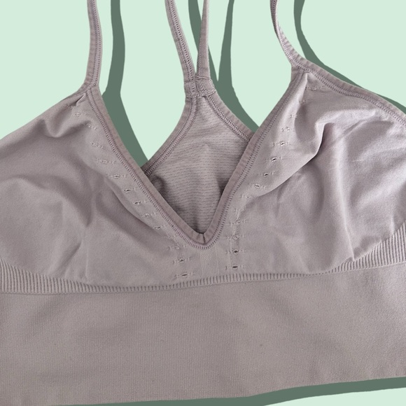Women’s SPANX Light Pink Mauve Sports Bra Size Medium - Picture 3 of 7